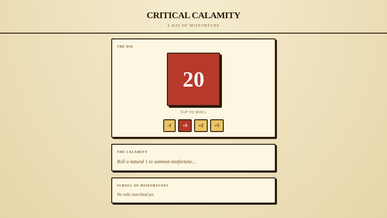Critfail Roller
